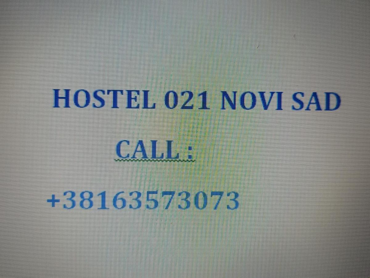 Hostel 021 Новий Сад Екстер'єр фото